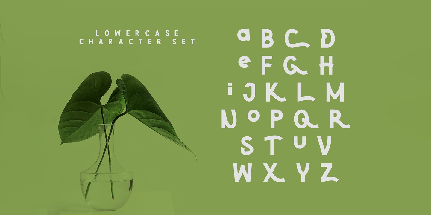 Пример шрифта Green Narcu Slant